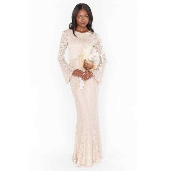 NWOT Show Me Your MUMU Natalie lace maxi gown size XS - Picture 1 of 13